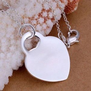 Sterling Silver Heart Necklace